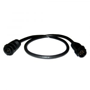 Lowrance 7-Pin Blue Transducer To 9-Pin Black Unit Adapter Cable
