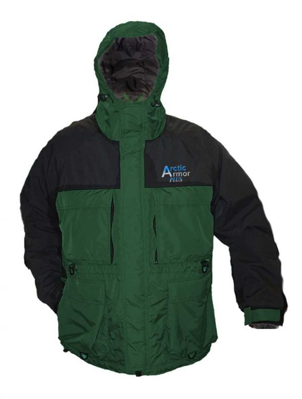 Arctic Armor Green and Black Plus Suit Jacket
