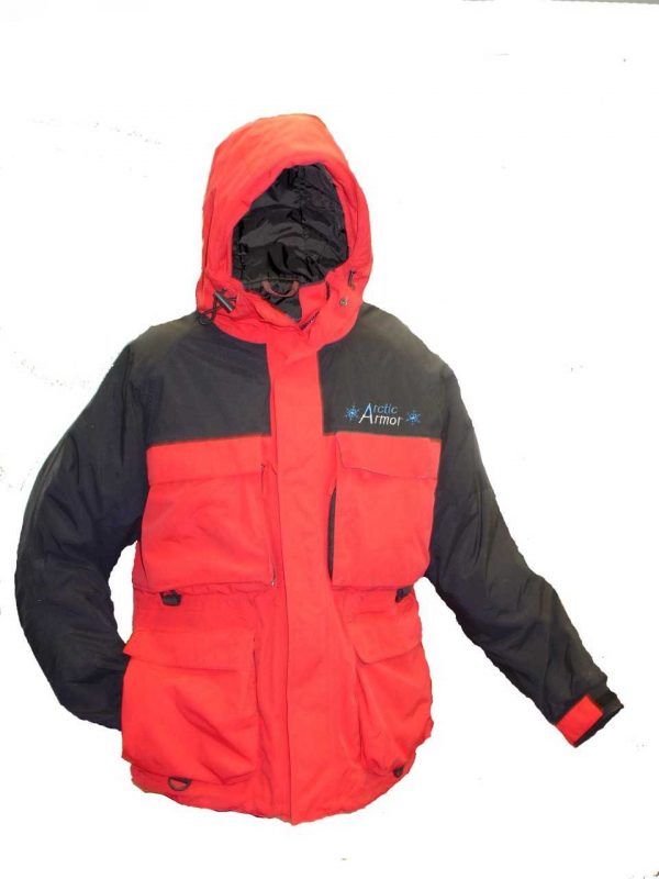 Arctic Armor Red and Black Suit Jacket
